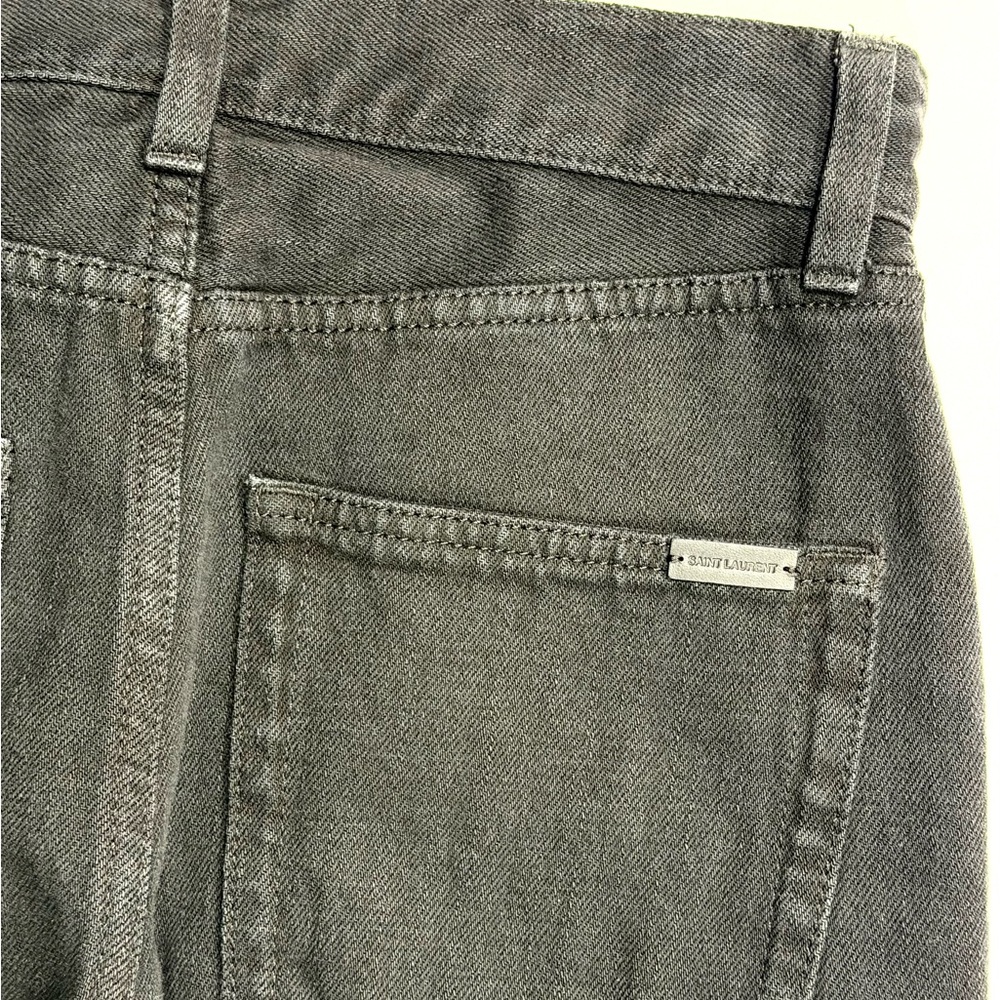 Saint Laurent Black straight jeans - Picture 6 of 16